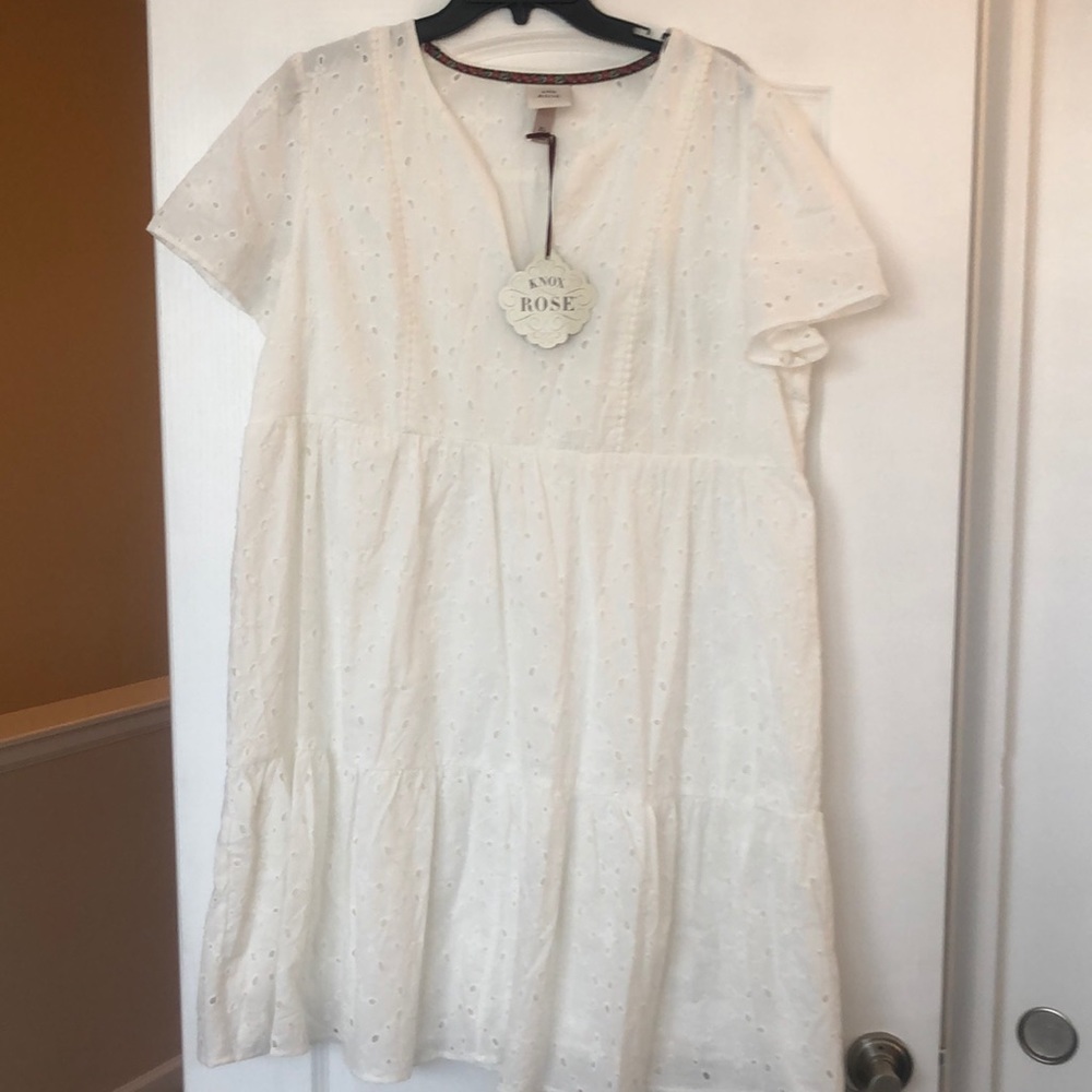 Knox Rose white eyelet dress